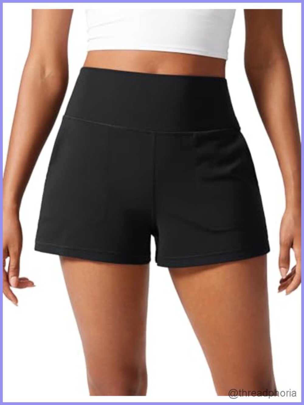 CRZ YOGA Butterlift Linerless Shorts 3" High Rise Athletic Yoga Shorts
